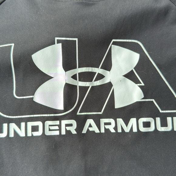 Lot of 2 Under Youth Large Armour Black and Gray Short Sleeve Tees - Picture 3 of 12